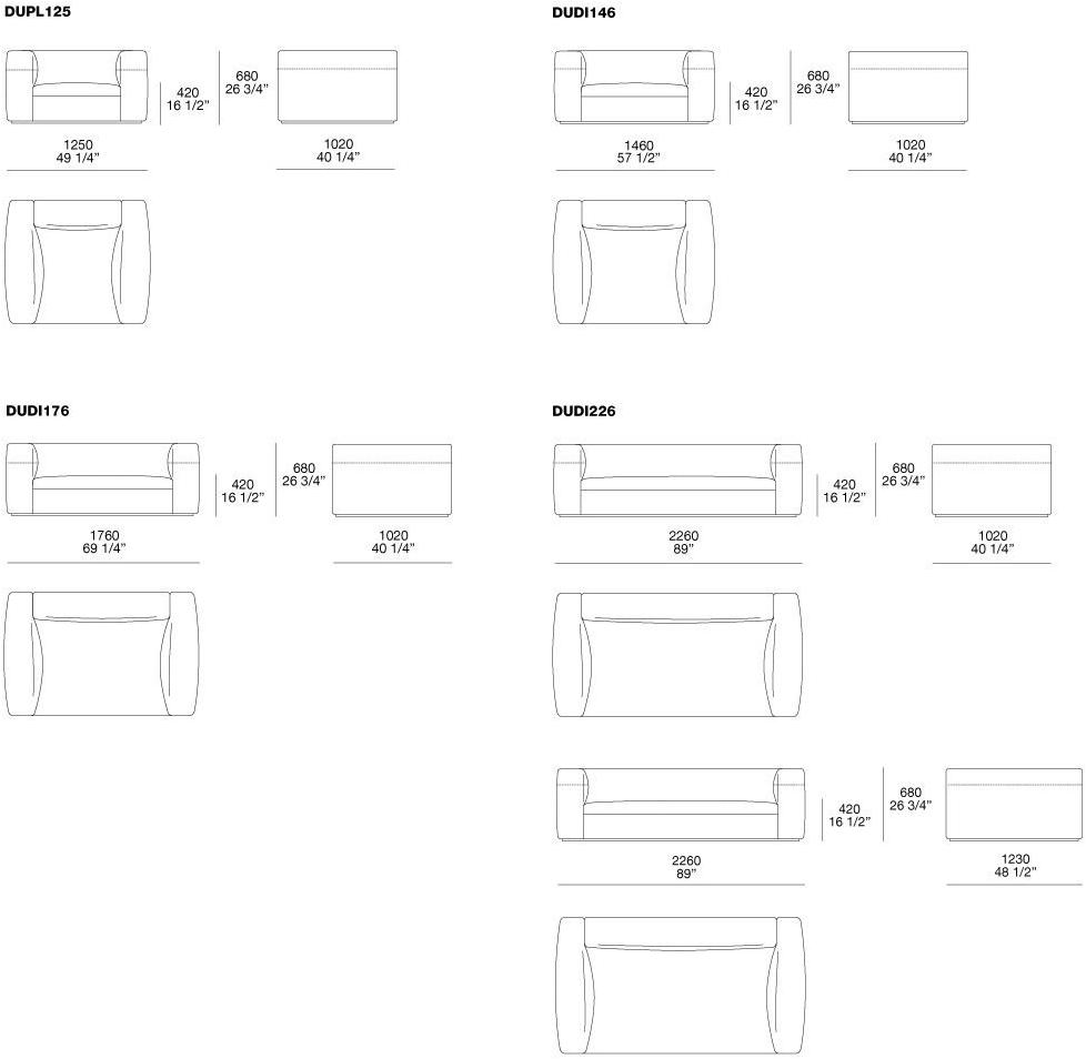 Poliform Угловой диван в коже Dune sun-id-1474495 - Вид №1