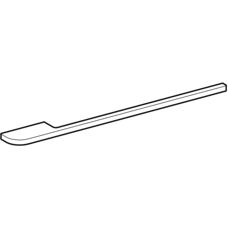 510140000 Держатель для полотенец Geberit для мебели ванной комнаты, закругленный угол Geberit  - Вид №1