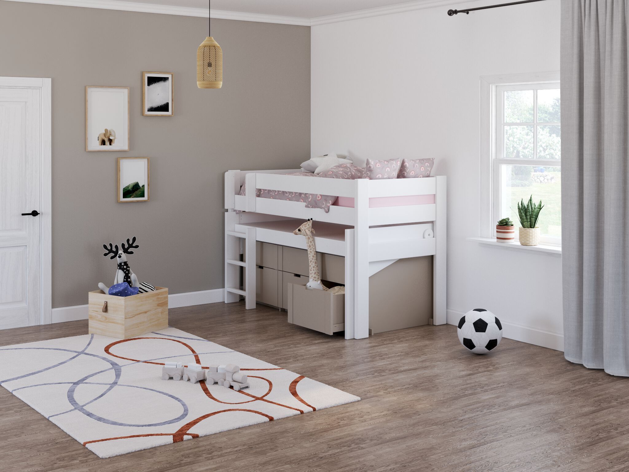 Деревянная кровать-чердак Mathy by Bols DOMINIQUE ARCH-00030157 - Вид №15