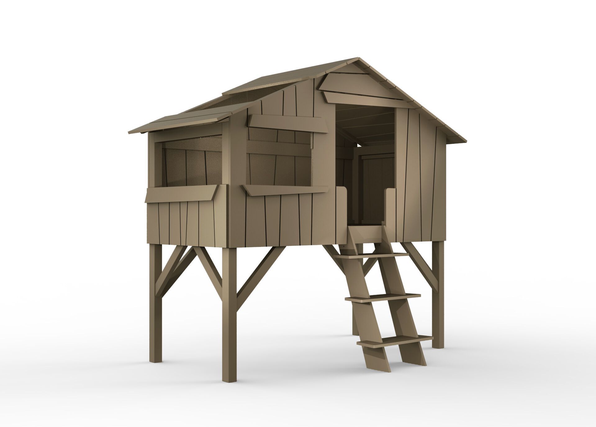 Односпальная кровать из МДФ Mathy by Bols КРОВАТИ И ГОРКИ ДЛЯ ДОМИКОВ НА ДЕРЕВЕ ARCH-00136891 - Вид №38