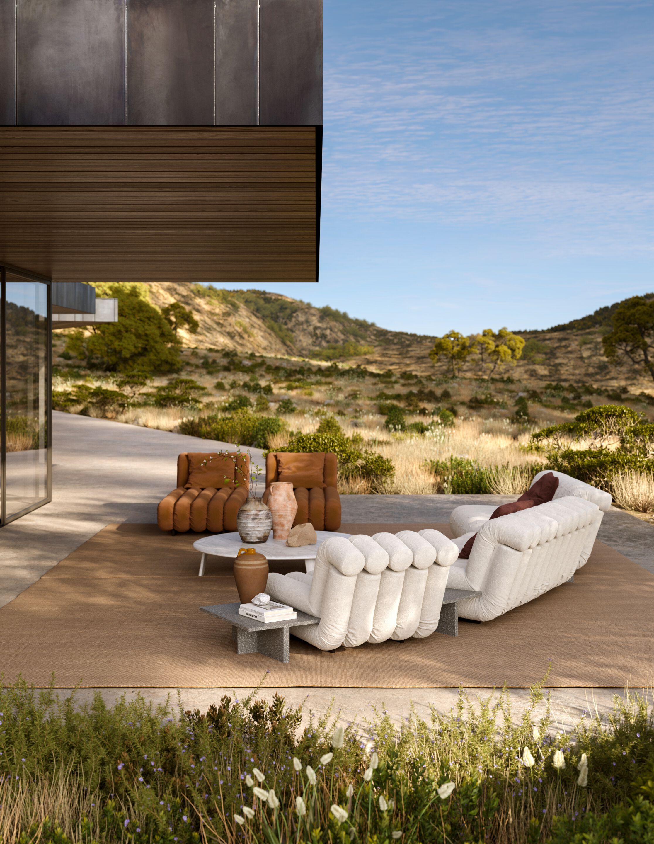 Шезлонг из ткани Exteta перископ ARCH-00061488 - Вид №12