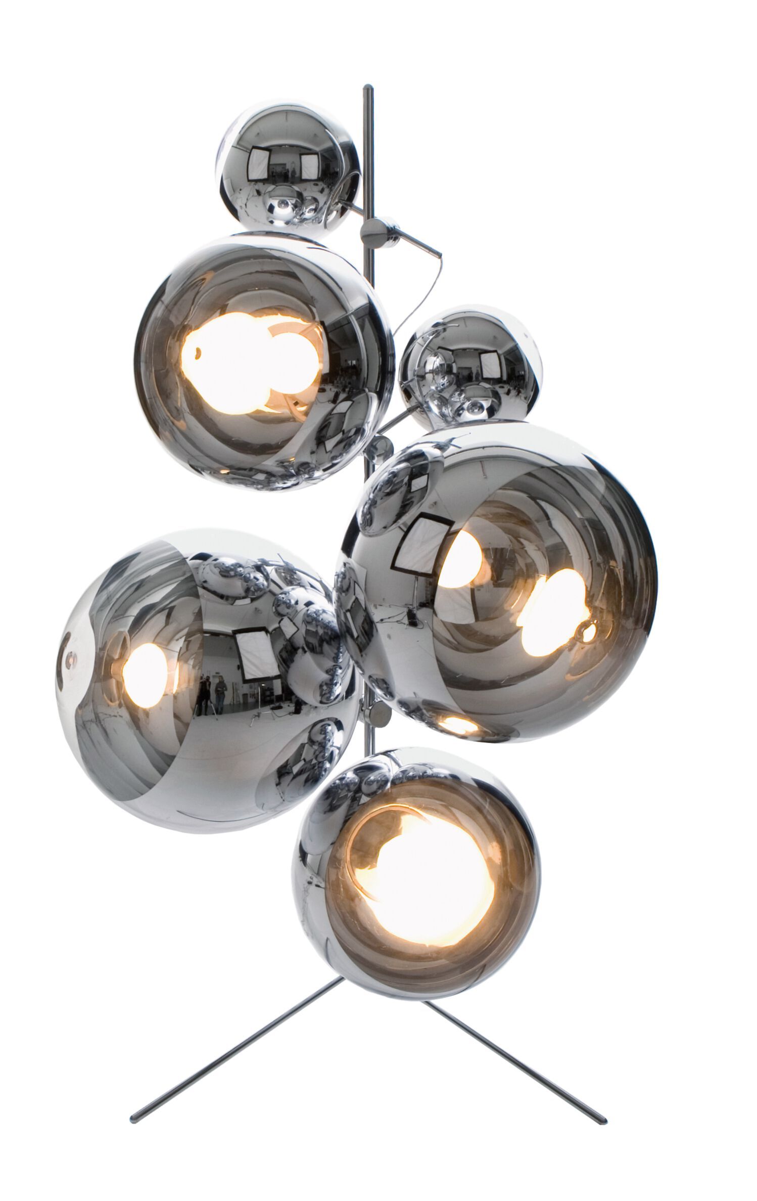 Поликарбонат светодиодный торшер Tom Dixon Mirror Ball ARCH-00112436 - Вид №1