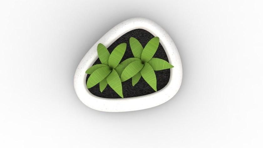 Manufatti Viscio Низкий горшок для общественных мест из реконструированного камня sun-id-1396845 - Вид №1