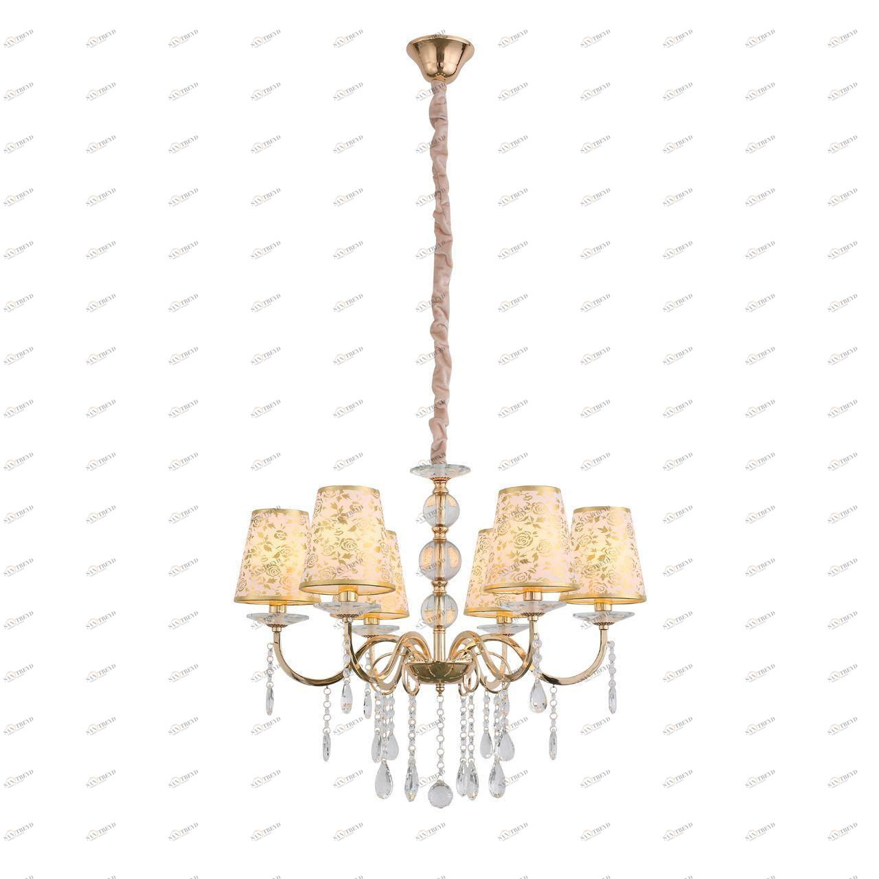 Подвесная люстра ST Luce Aumentato SL176.203.06 ST LUCE ДИЗАЙНЕРСКИЕ, AUMENTATO 138044 Бежевый 