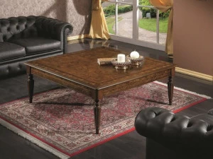 SCAPPINI & C Высокий квадратный деревянный журнальный столик для гостиной 35th anniversary 890