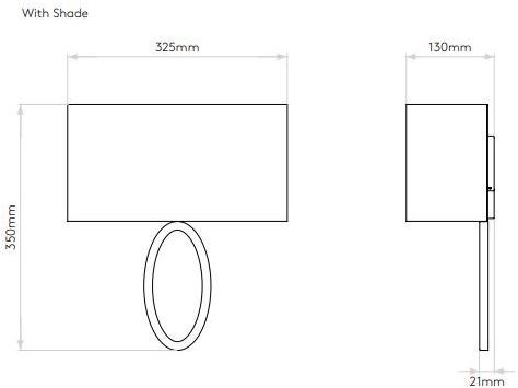 Astro Lighting Настенный светильник из стали и ткани sun-id-1398263 - Вид №8