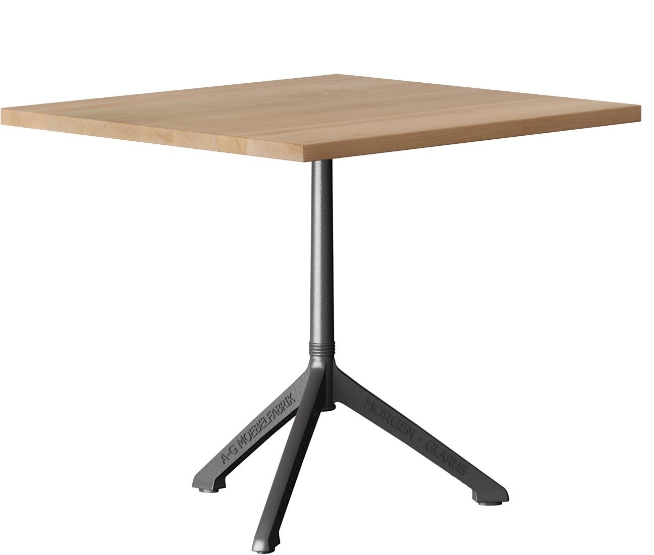 Квадратный обеденный стол из массива дерева horgenglarus EPOC ARCH-00030913 - Вид №15