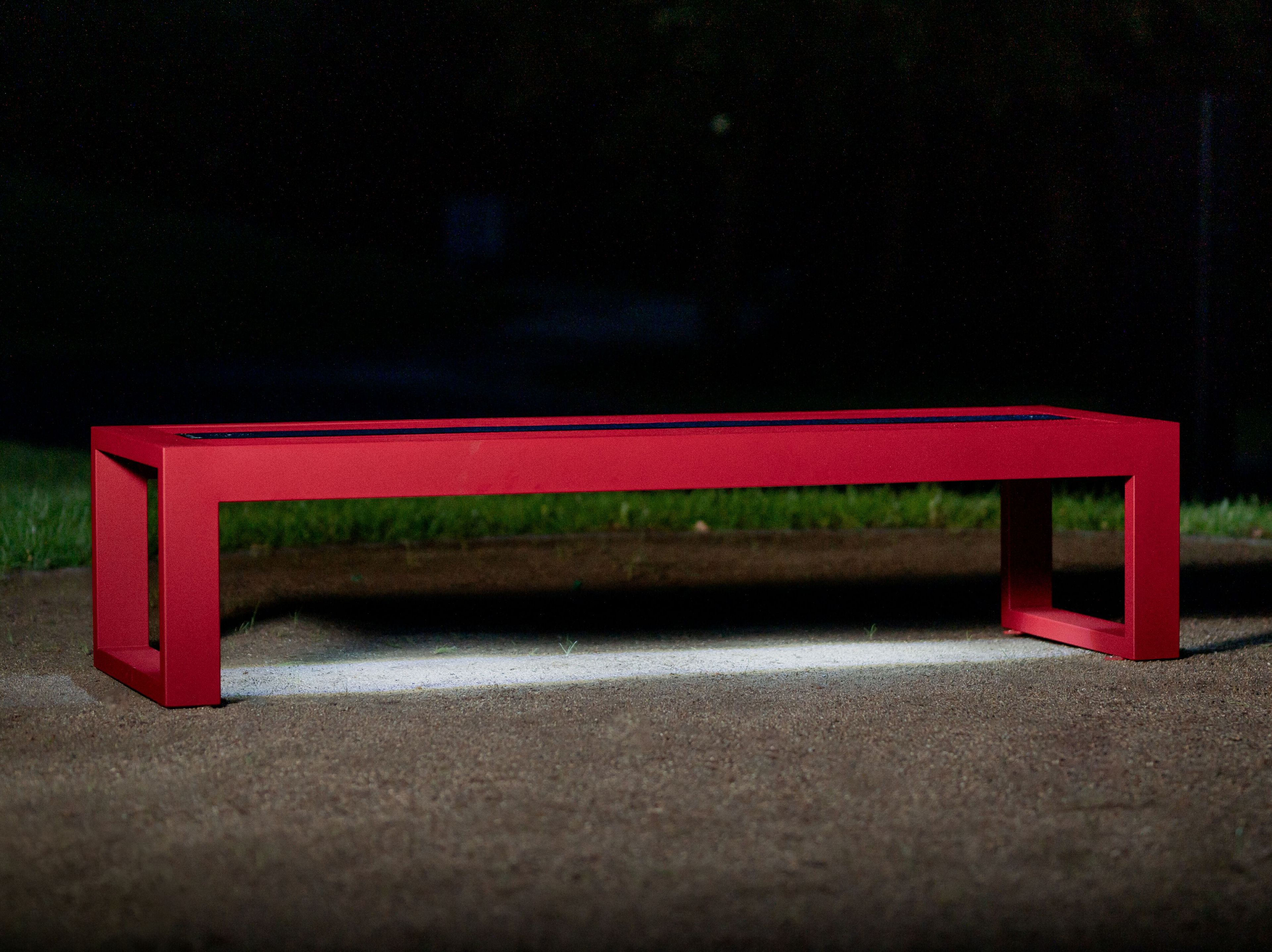 Скамья из нержавеющей стали со встроенным освещением BENKERT BANKE Sicorum ARCH-00030900