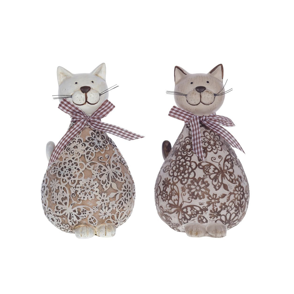 266268 Фигурка декоративная "Кот" №02 в ассортименте РЕМЕКО 