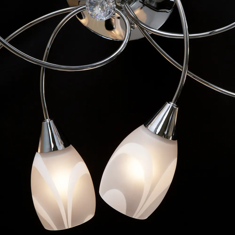 Люстра потолочная Eurosvet Сицилия 2275/9, 9 ламп, 43 м², цвет хром STLM-2164174 - Вид №4