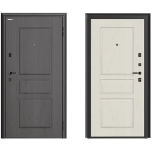Дверь входная металлическая Классика 88x205 см правая белый 89378084 STLM-2003652
