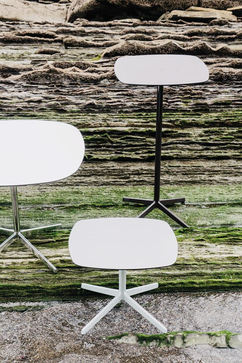 ENEA Высокий стол с алюминиевым основанием и столешницей из hpl Lottus tables sun-id-1446367 - Вид №3