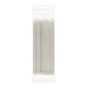 Крепежный хомут 4.8x300 мм нейлон цвет белый 100 шт.