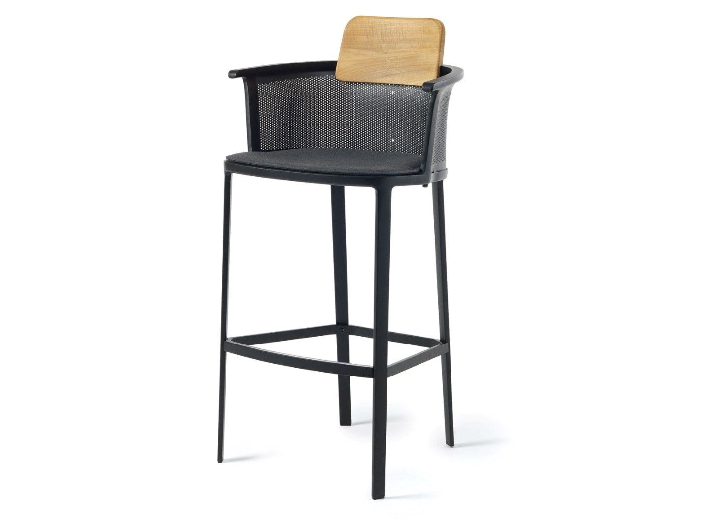 Алюминиевый высокий садовый стул Ethimo Nicolette ARCH-00120359