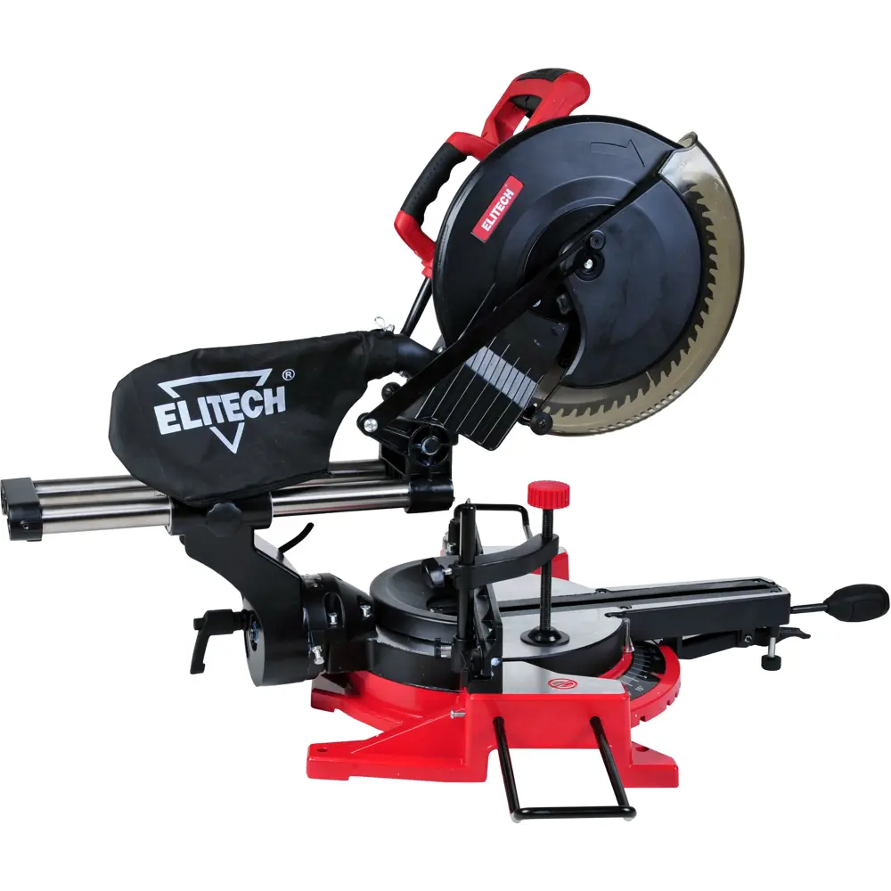 Пила торцовочная сетевая Elitech ПТ2030К, 2000 Вт, 305 мм STLM-2159291 - Вид №9