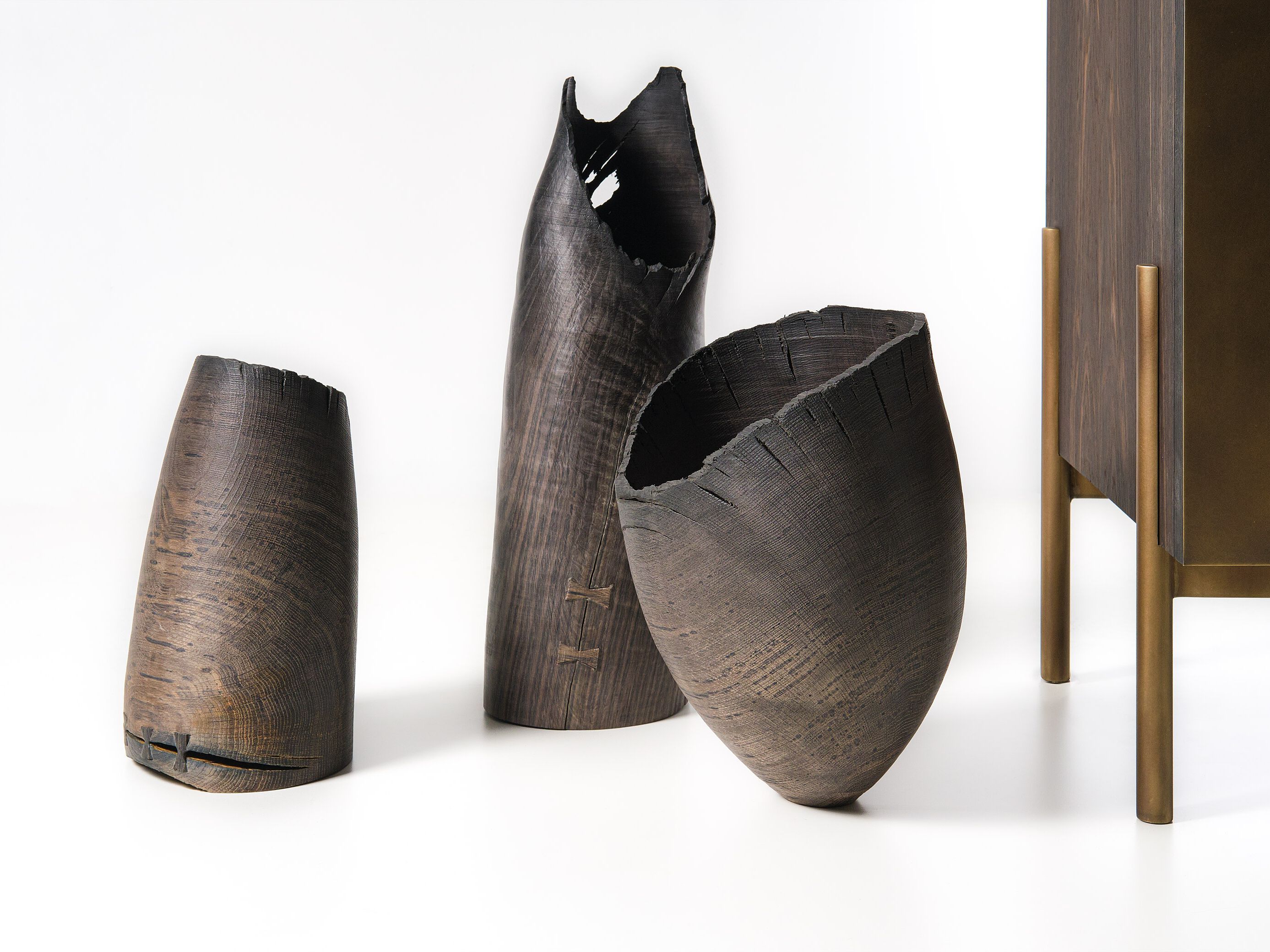 Ваза из ископаемого дуба Teúkhō ANGEÎON ARCH-00037104
