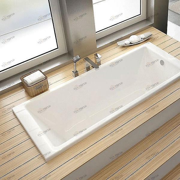 Ванна встраиваемая Cuarto 170x70 см с аэромассажем Reviva II HOESCH 3803