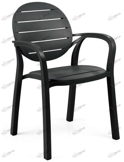 Nardi Штабелируемый садовый стул из полипропилена с подлокотниками Alloro sun-id-1474083