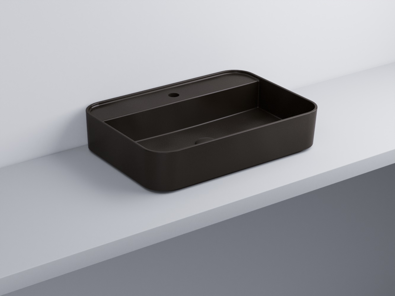 SHCOLARF-LV Раковина прямоугольная одно отверстие под смеситель cielo Shui Comfort Ceramica Cielo