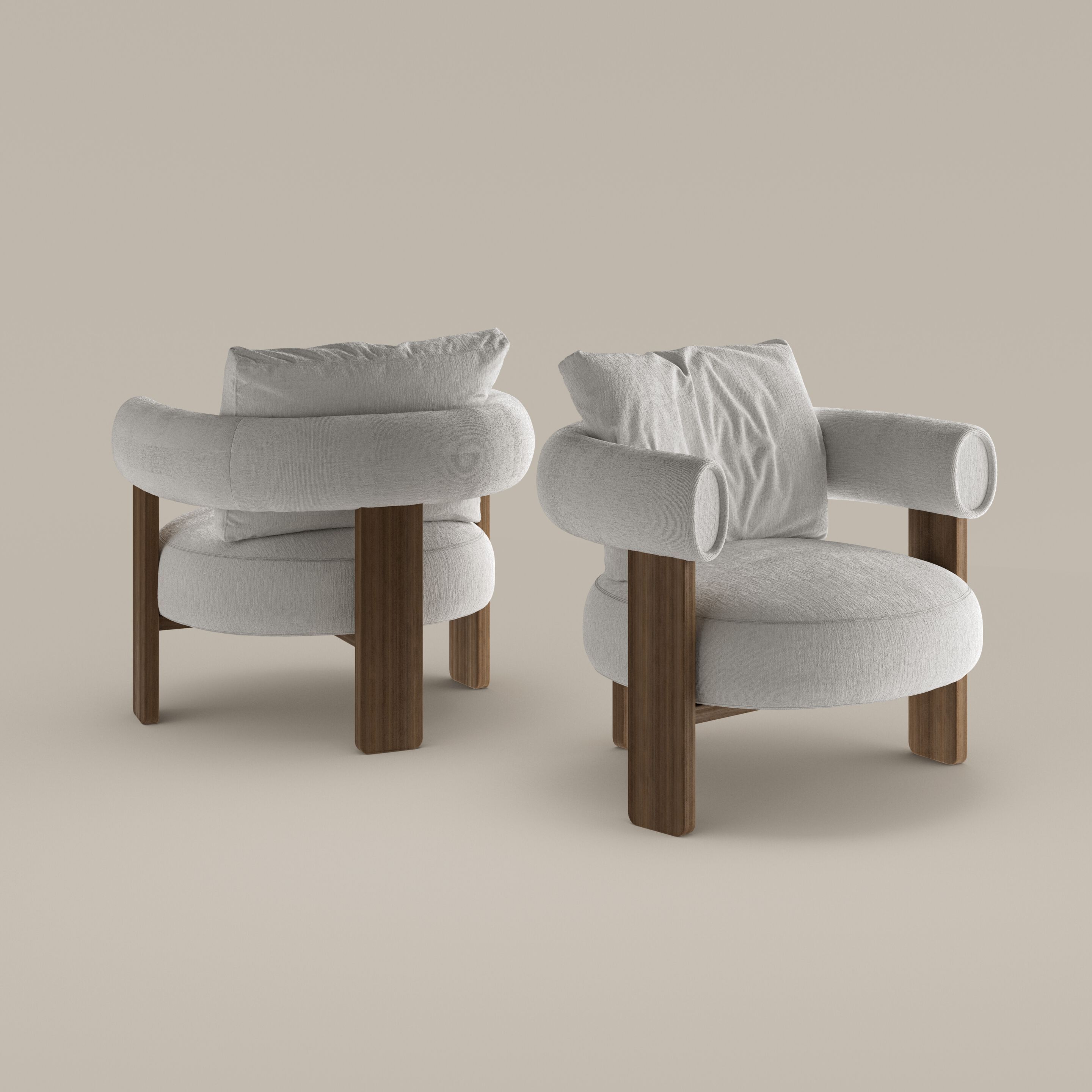 Тканевое кресло BONALDO BULL ARCH-00116760 - Вид №1