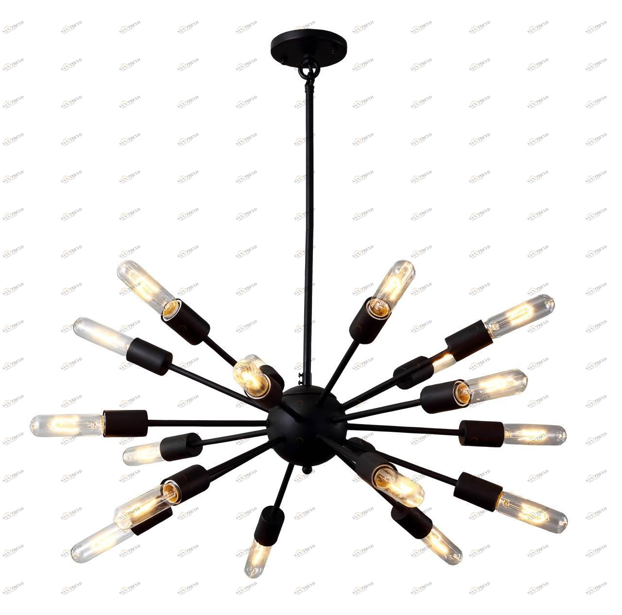 Подвесная люстра Divinare Floriana 5010/01 SP-18 DIVINARE FLORIANA 074560 Черный