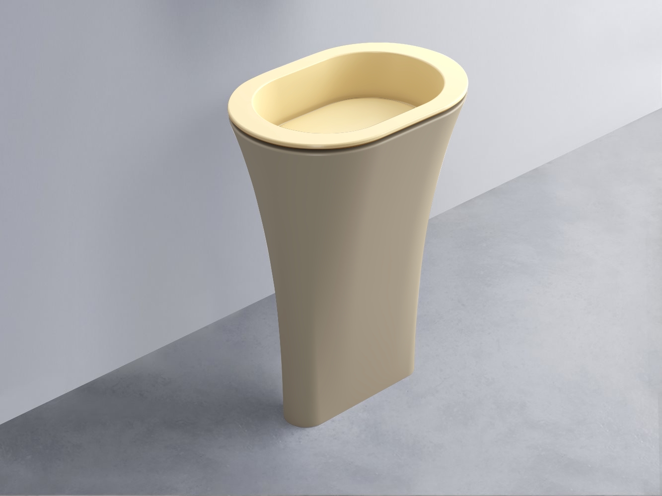 AMLA65-CN+AMPILO-CN+AMCOLO-AV Раковина Amedeo Ovale отдельностоящая cielo Enjoy + Amedeo Ceramica Cielo