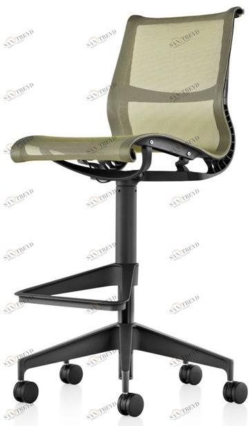 Herman Miller Табурет для офиса, 5 спиц, поворотный, сетчатый, на колесиках Setu sun-id-1501169