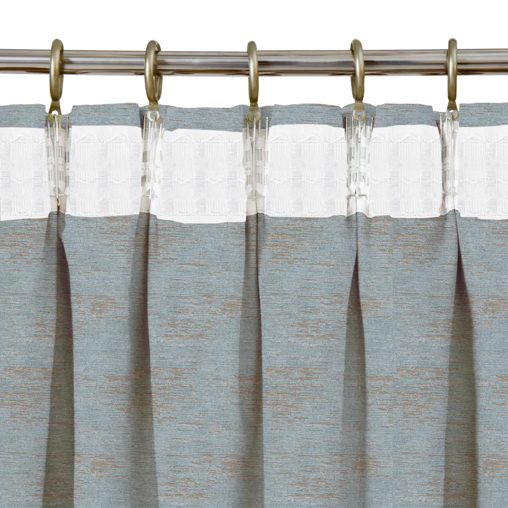 Штора на ленте Marandao 160x280 см цвет бежево-голубая 83407044 STLM-2086599 INSPIRE  - Вид №2