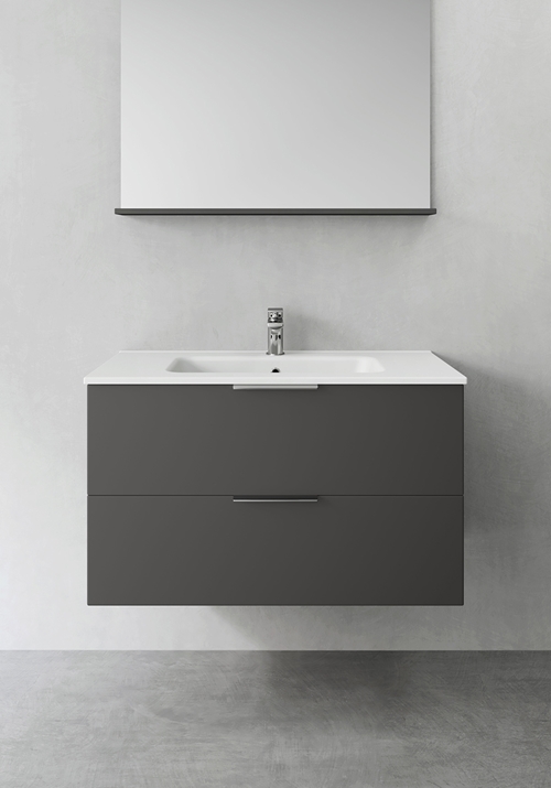 1390211 Шкаф Для Умывальника Antracit 900 Hafa  Антрацитовый 