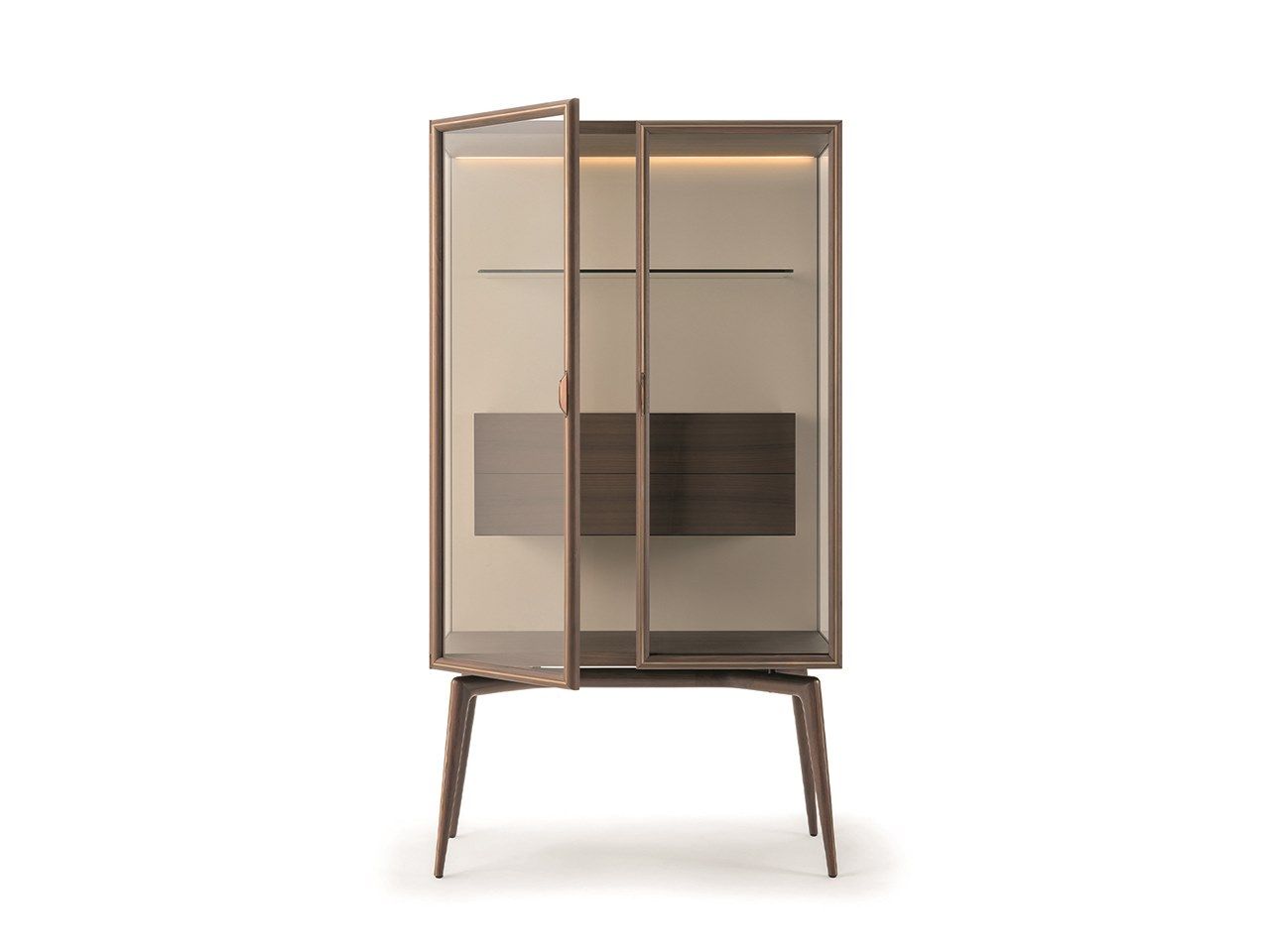 Витрина из дерева и стекла со встроенным освещением Turri ARCH-00100334 - Вид №1