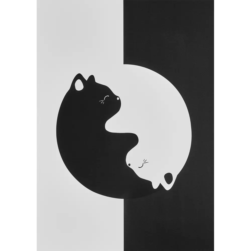 Постер Инь и ян 30x40 см 3 шт АРТ ДИЗАЙН STLM-2061293 - Вид №1