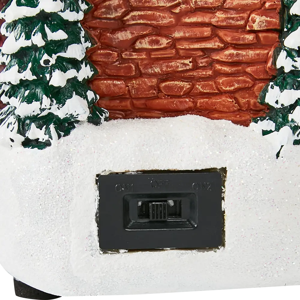 87547215 Композиция новогодняя светодиодная Дети со снеговиком 19x13x14 см STLM-1534242 Santreyd  - Вид №5