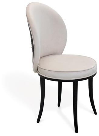 KOKET Стул из лакированной ткани с обивкой Merveille sun-id-1368604 - Вид №2