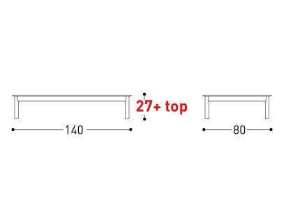 Прямоугольный садовый столик Varaschin ARCH-00025752 - Вид №5