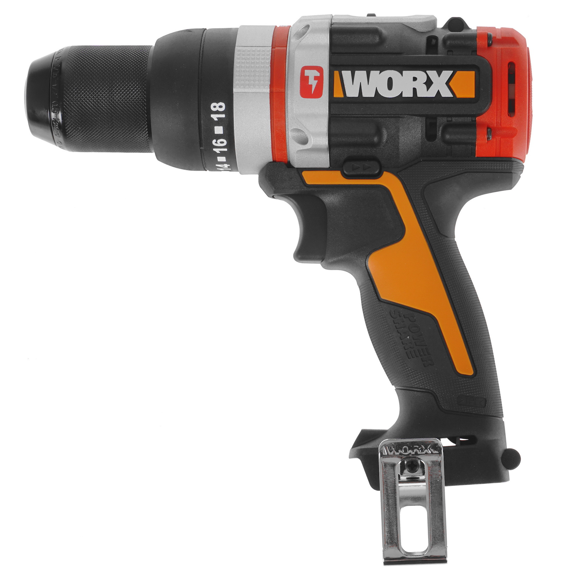 Дрель-шуруповерт Worx WX354.9 PowerShare 20V  , Без ЗУ, Без АКБ 5325139 STDN-0028472