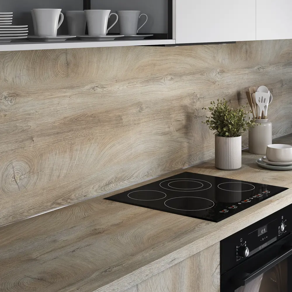 Столешница кухонная Slotex Верея 120x80x3.8 см ЛДСП цвет золотистое дерево STLM-2142219 - Вид №1