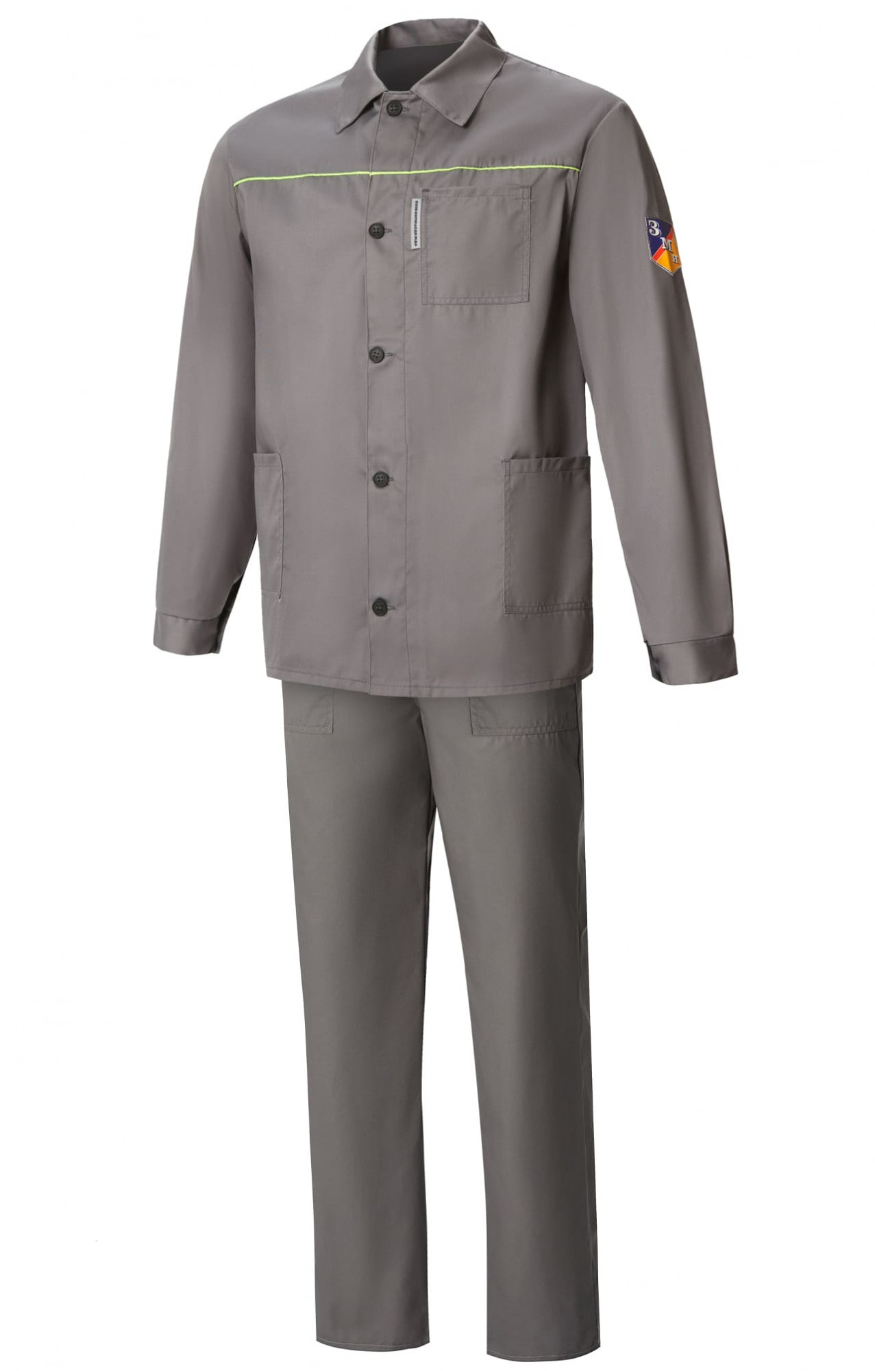 65436 Костюм "Труд" рабочий темно-серый  Летняя спецодежда  размер 64-66/170-176 