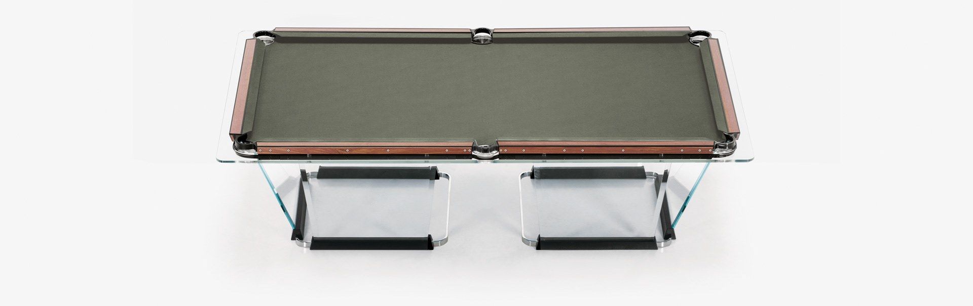 Бильярдный стол из закаленного стекла с грецкими орехами Teckell T1.3 ARCH-00109158 - Вид №10