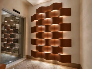 IndakoLab Модульные изогнутые панели с покрытием и подсветкой Theatre