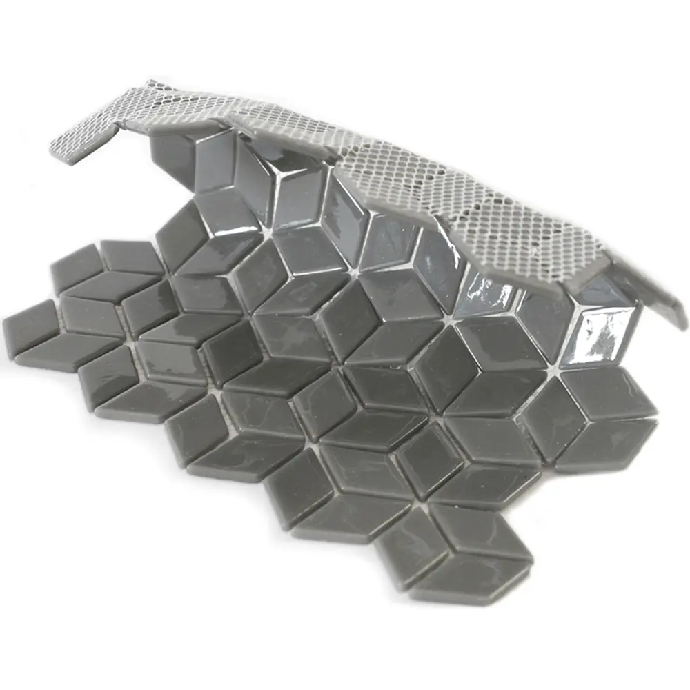Мозаика стеклянная Natural STP-GR008-RMB 26x26 см цвет серый 84830277 STLM-2090809 Santreyd Steppa - Вид №3