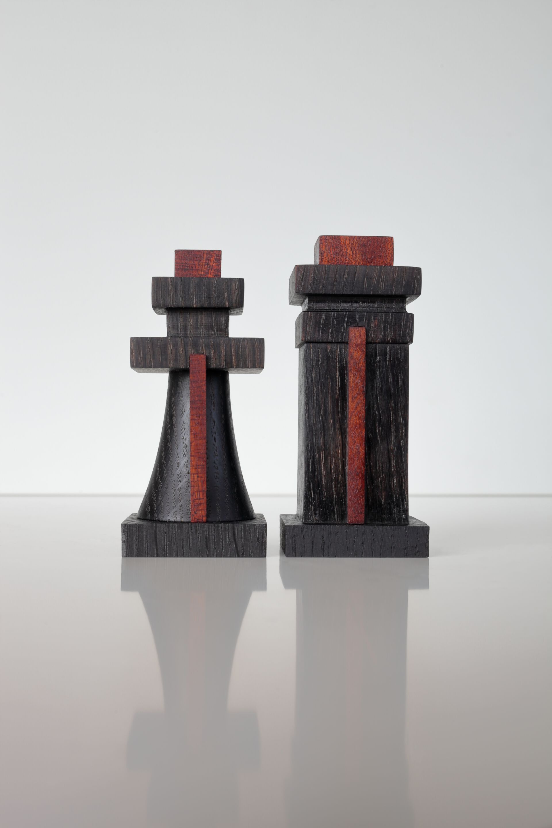 Шахматная доска из массива дуба и красного дерева Deodara SCACCHI ARCH-00001135 - Вид №7