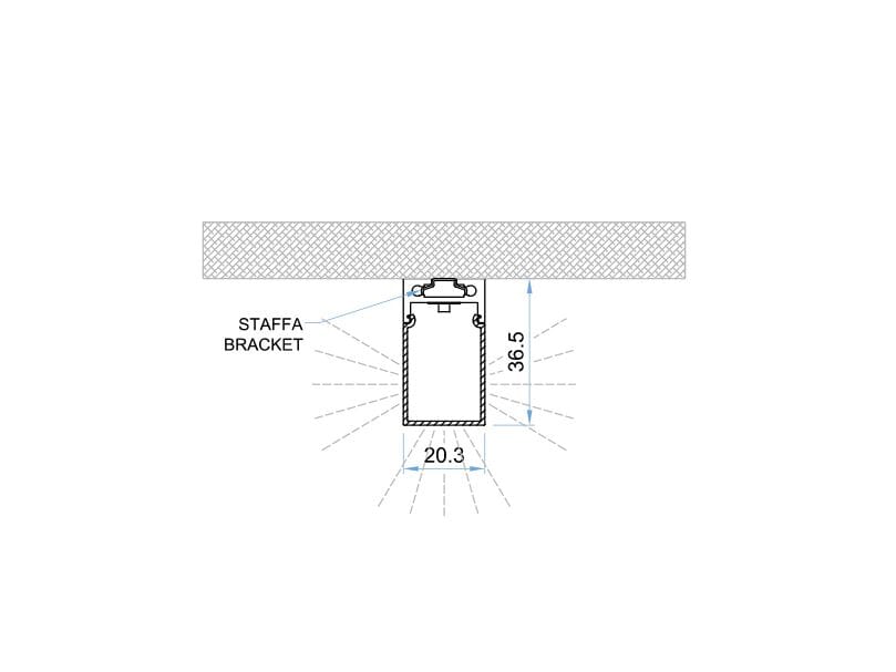 Внешний светодиодный профиль Metalarredo RECTA ARCH-00119134 - Вид №2