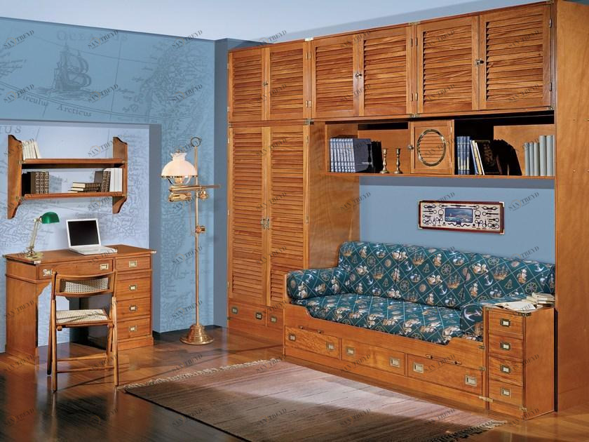 Caroti Мостовая спальня из дерева  150 