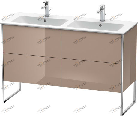 XS444908686 XSquare Тумбочка напольная Капучино глянцевый лак Duravit