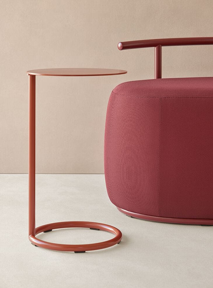 Овальный пуф из ткани Mobboli Tibo ARCH-00030716 - Вид №3