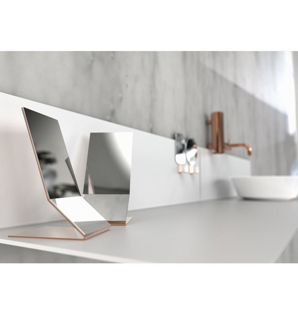 FROST Зеркало 4122, стол » медь Нержавеющая сталь Медь U4122-C  - Вид №5