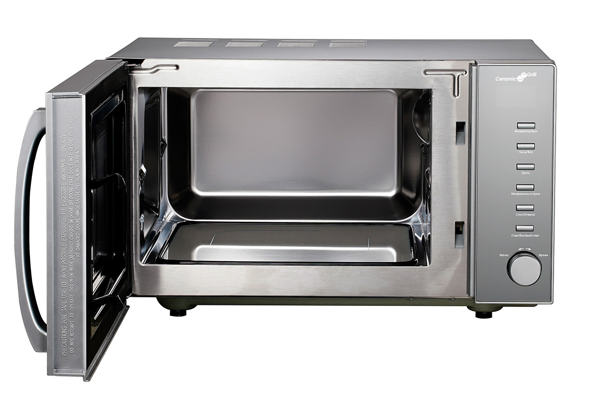 9920424 Микроволновая печь Steba MIC 2140 CERAMIC зеркальный, серебристый STDN-0018520 - Вид №1