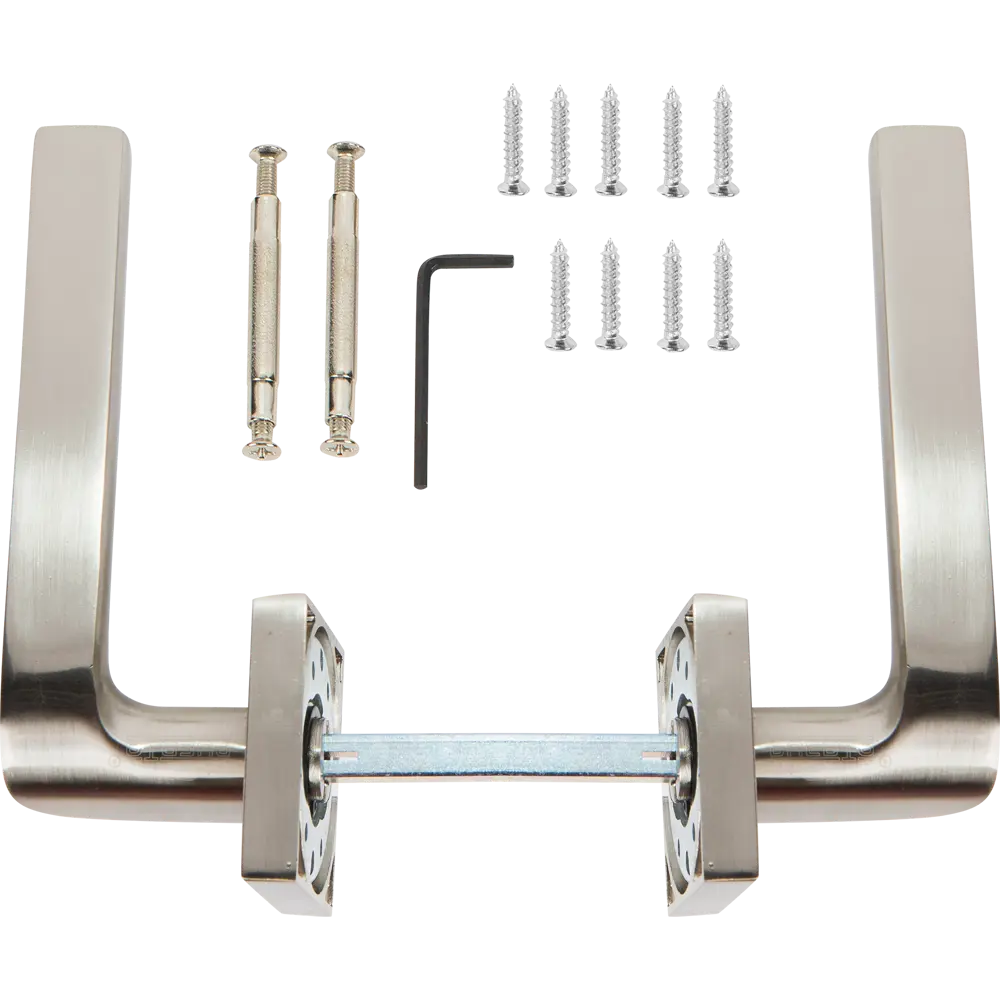 Дверные ручки Puerto AL 535-03 SN, без запирания, цвет матовый никель STLM-2047501 - Вид №1