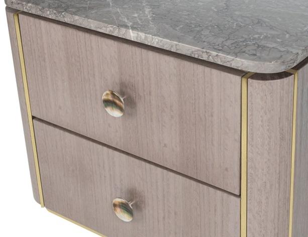 FRATO Прямоугольная тумбочка из дерева с ящиками Berna Ffu020011add  - Вид №2