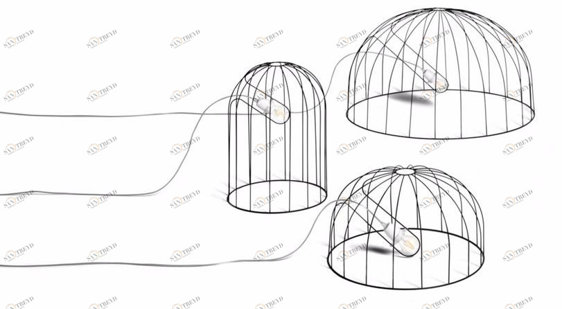 DE PADOVA Светодиодный торшер из стали с порошковым покрытием Mogura sun-id-1424755